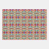 Zirkusmuster Geschenkpapier Set (Vorderseite 3)