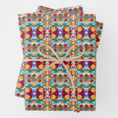 Zirkusmuster Geschenkpapier Set (Beispiel)