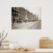 Zirkusparade in Tacoma WA um 1900 Poster (Küche)