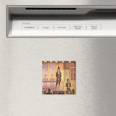 Zirkusparade von Georges Seurat Magnet (In Situ (Geschirrspüler))