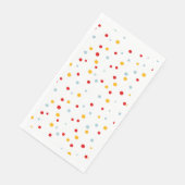 Zirkusparty Farbkugeln Kindergeburtstag Serviette (Ecke)