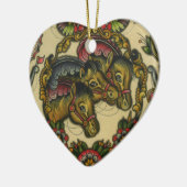 Zirkuspferde Keramikornament (Links)