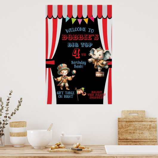Zirkusplakat Big Top Poster (Küche)