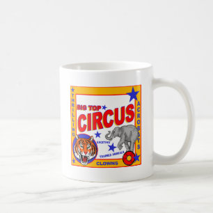 Zirkusplakat im Vintage-Stil Kaffeetasse