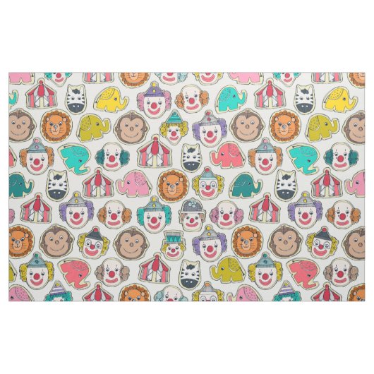 Zirkusplätzchen multi stoff (Fat Quarter (45,7 x 55,9 cm))