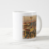 Zirkusposter, ausgestellt in einem Zelt Jumbo-Tasse (Vorderseite Rechts)