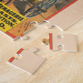 Zirkusposter, ausgestellt in einem Zelt Puzzle (Seite)