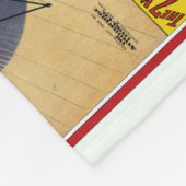 Zirkusposter der sieben Gaynells-Reitbikes Fleecedecke (Ecke)