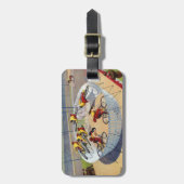 Zirkusposter der sieben Gaynells-Reitbikes Gepäckanhänger (Vorderseite vertikal)