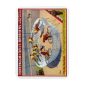 Zirkusposter der sieben Gaynells-Reitbikes Magnet (Vertikal)