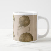 Zirkusposter einer Luftballondarstellung Jumbo-Tasse (Rechts)