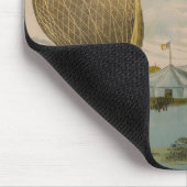 Zirkusposter einer Luftballondarstellung Mousepad (Ecke)