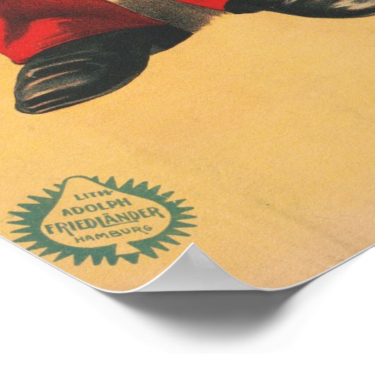 Zirkusposter eines französischen Soldaten Poster (Ecke)