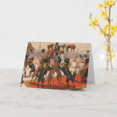 Zirkusposter großer Dänen mit Trainer Karte (Gelbe Blume)