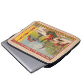 Zirkusposter mit Acrobatic Acts, Circa 1899. Laptopschutzhülle (Vorne Knopf)