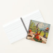 Zirkusposter mit Acrobatic Acts, Circa 1899. Notizblock (Innenseite)