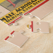 Zirkusposter mit Acrobatic Acts, Circa 1899. Puzzle (Seite)