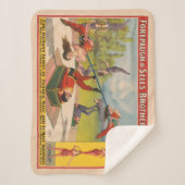 Zirkusposter mit Acrobatic Acts, Circa 1899. Sherpadecke (Vorderseite)