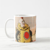 Zirkusposter mit Clowns mit Darstellenden Hunden Kaffeetasse (Links)