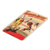 Zirkusposter mit Clowns mit Darstellenden Hunden Magnet (Linke Seite)