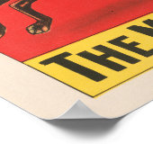 Zirkusposter mit Clowns mit Darstellenden Hunden Poster (Ecke)