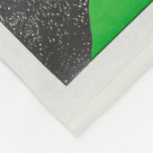 Zirkusposter mit einer Frau, die ein reitender Ele Fleecedecke (Ecke)