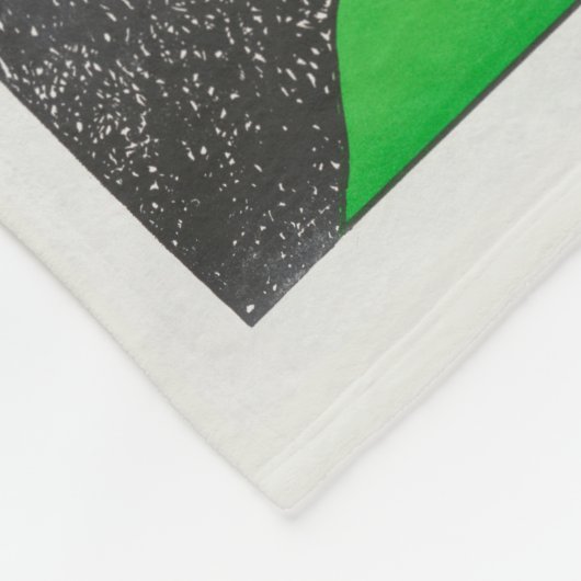 Zirkusposter mit einer Frau, die ein reitender Ele Fleecedecke (Ecke)