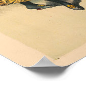 Zirkusposter mit Frauen in nationalen Kostümen Poster (Ecke)