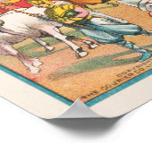 Zirkusposter mit vielen Zirkusszenen Poster (Ecke)