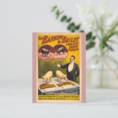 Zirkusposter Postkarte (Stehend Vorderseite)