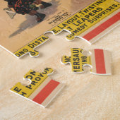 Zirkusposter von Acrobaten, die über Elefanten spr Puzzle (Seite)