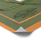 Zirkusposter von Elefanten, die Instrumente spiele Poster (Ecke)