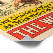 Zirkusposter von Menschen in Kostümen Darstellend Poster (Ecke)