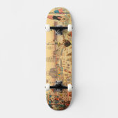 Zirkusposter von Menschen in Kostümen Darstellend Skateboard (Vorderseite)