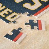 Zirkusposter von Tiger und Frauen auf Pferden Puzzle (Seite)