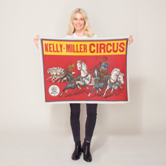 Zirkusposter von zwei Männern in Chariots Fleecedecke (Beispiel)