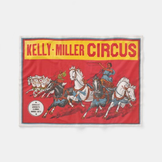Zirkusposter von zwei Männern in Chariots Fleecedecke (Vorderseite (Horizontal))