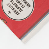 Zirkusposter von zwei Männern in Chariots Fleecedecke (Ecke)