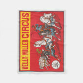 Zirkusposter von zwei Männern in Chariots Fleecedecke (Vorderseite)