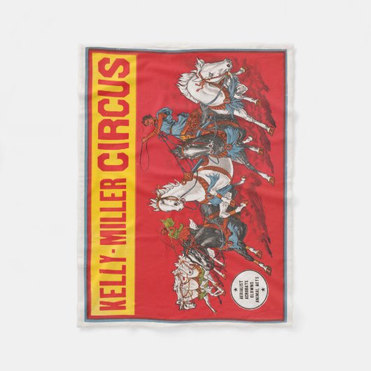 Zirkusposter von zwei Männern in Chariots Fleecedecke (Vorderseite)