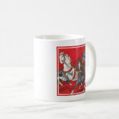 Zirkusposter von zwei Männern in Chariots Kaffeetasse (VorderseiteRechts)