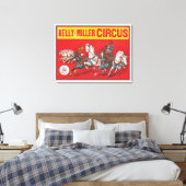 Zirkusposter von zwei Männern in Chariots Leinwanddruck (Insitu (Schlafzimmer))