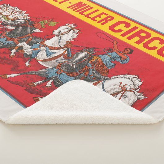 Zirkusposter von zwei Männern in Chariots Sherpadecke (3/4)