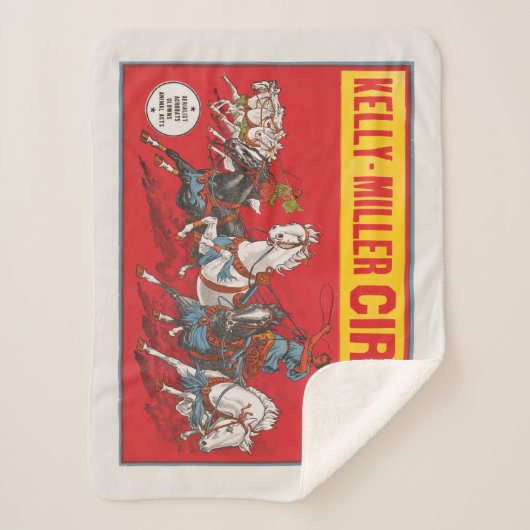 Zirkusposter von zwei Männern in Chariots Sherpadecke (Vorderseite)