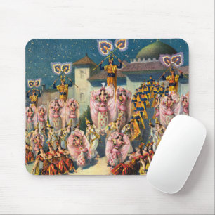 Zirkusposter vor dem maurischen König Mousepad