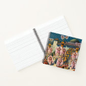 Zirkusposter vor dem maurischen König Notizblock (Innenseite)