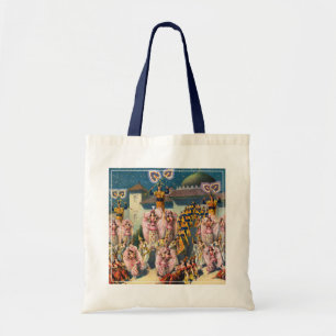 Zirkusposter vor dem maurischen König Tragetasche