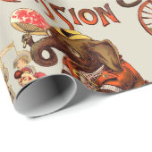 Zirkusprozession Elefantenantik Kunst Geschenkpapier (Rolleneckpunkt)