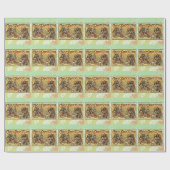 Zirkusprozession Geschenkpapier (Flach)