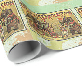Zirkusprozession Geschenkpapier (Rolleneckpunkt)
